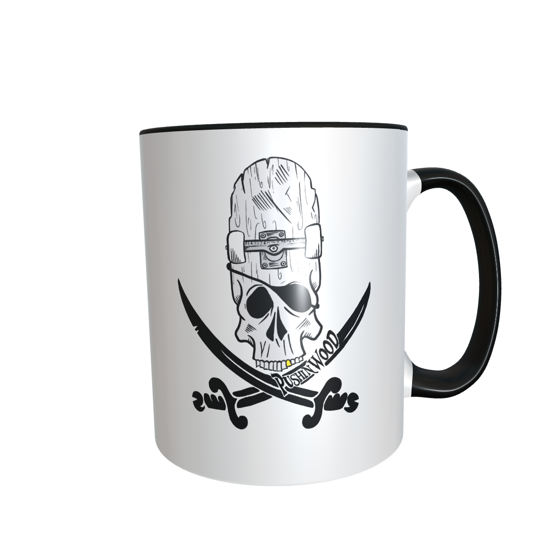 PushinWood Double Sided Mug OG Logo
