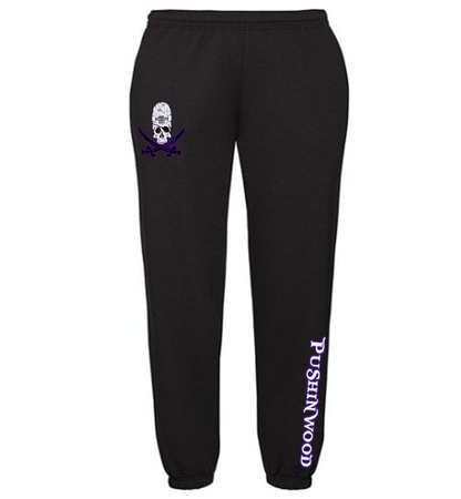 PushinWood OG Purple Haze Logo Joggers with Leg Print