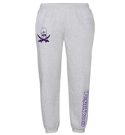 PushinWood OG Purple Haze Logo Joggers with Leg Print