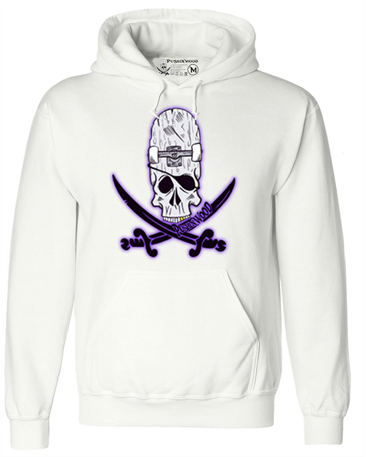 PushinWood OG Logo With Purple Haze hoodie
