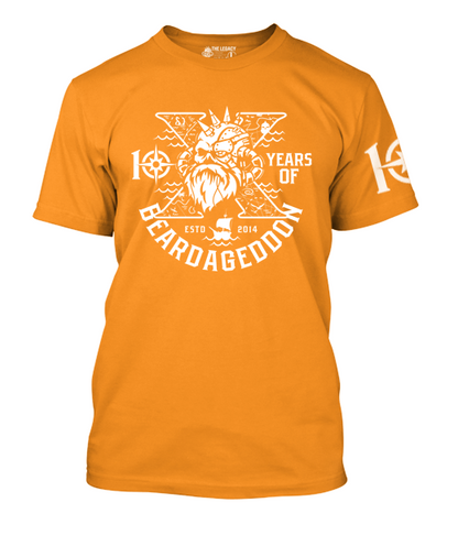 Beardageddon T-shirt 10 Year Celebration T-Shirt