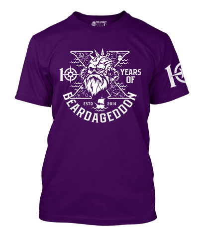 Beardageddon T-shirt 10 Year Celebration T-Shirt