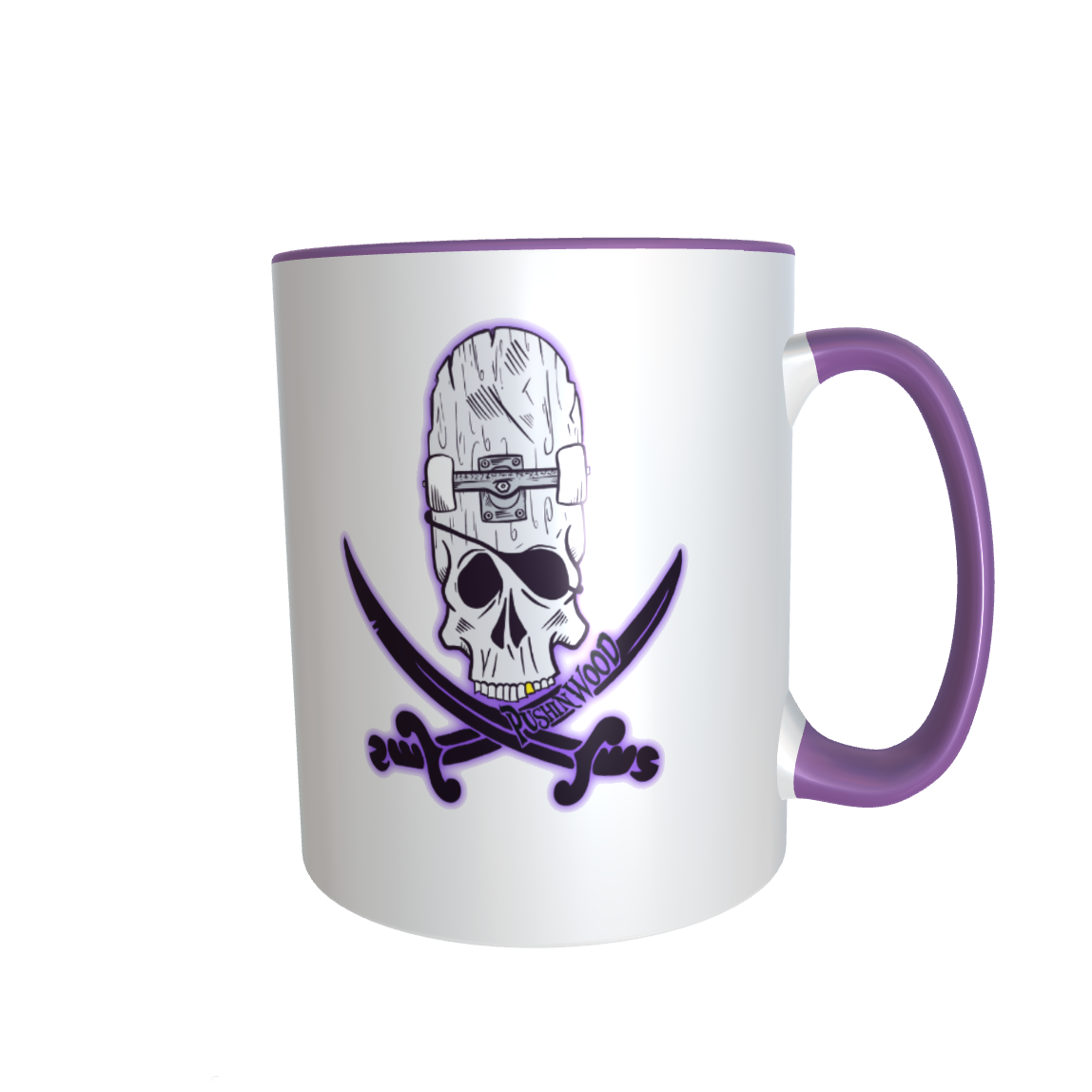 PushinWood Double Sided Mug OG Purple Haze Logo