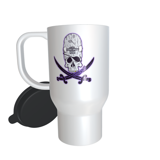 PushinWood Double Sided Travel Mug OG Purple Haze Logo