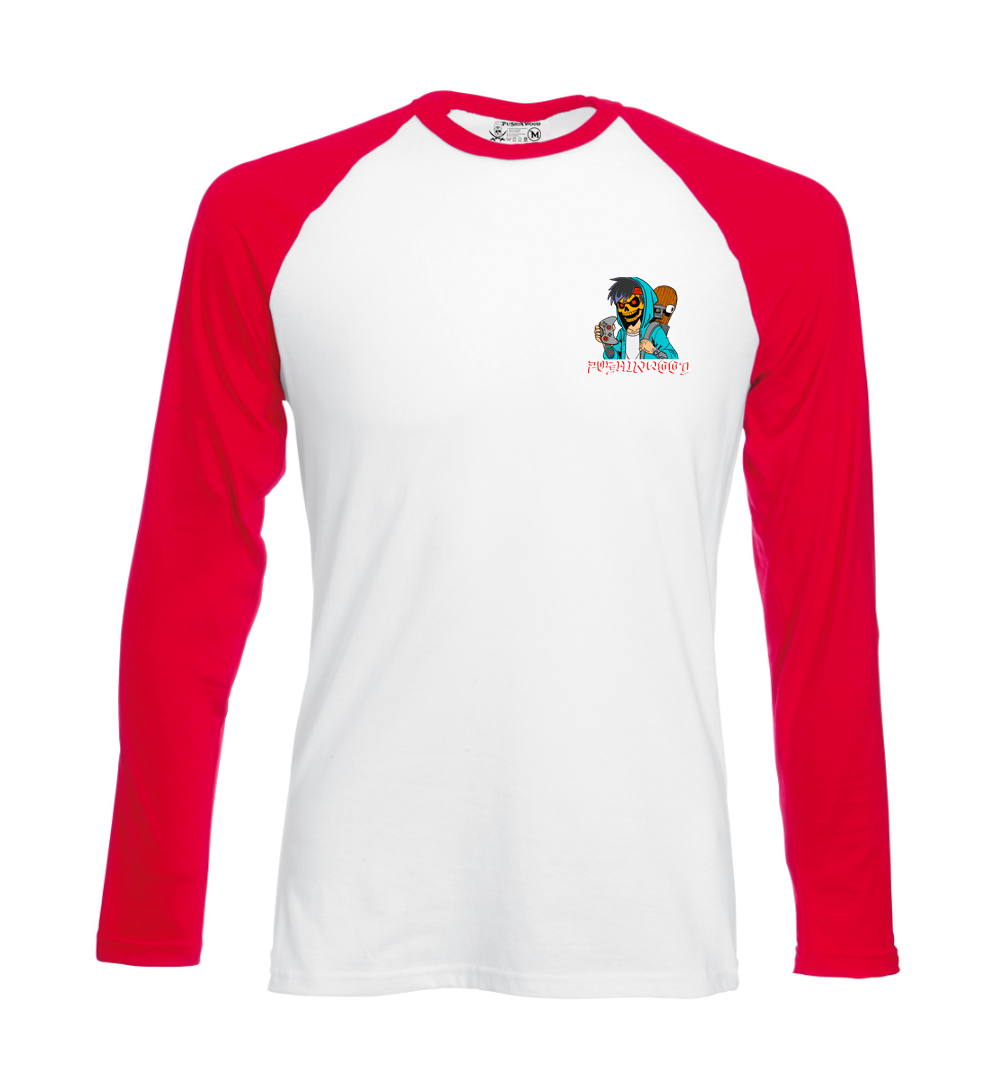 Pocket Controller Logo Long 2 Tone T Shirt With Octo Backprint