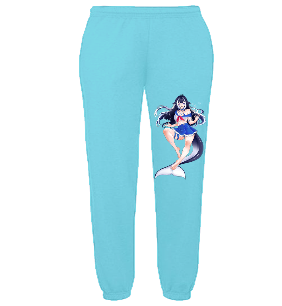 ShyLily Joggers with large leg motif.