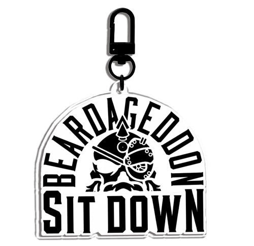 Beardageddon Keychain Sit Down