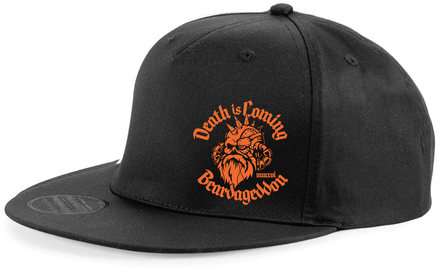 YOUR HWAY! Beardageddon Printed Snapback Cap - Death Is Coming