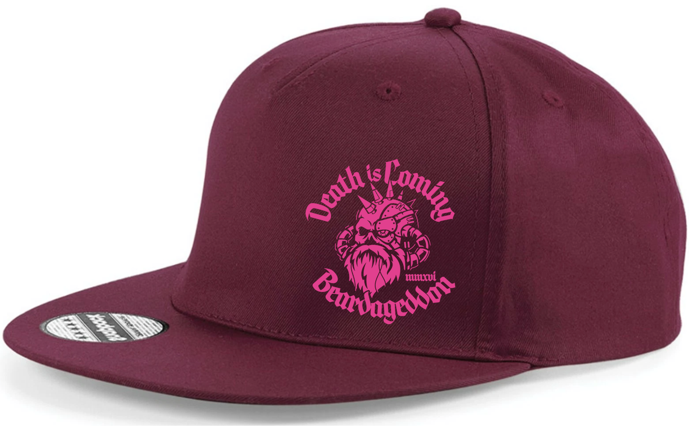 YOUR HWAY! Beardageddon Printed Snapback Cap - Death Is Coming