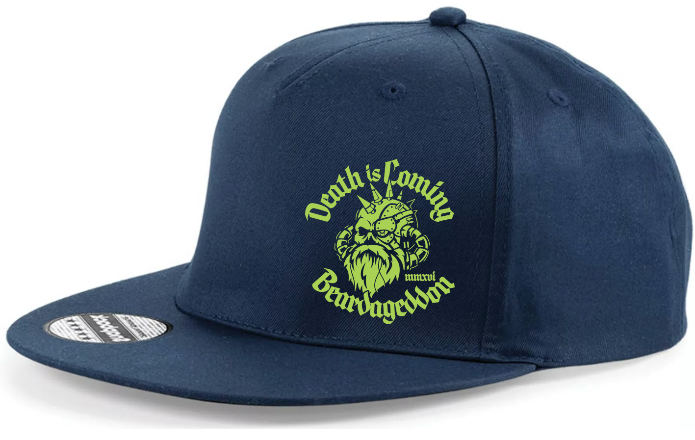 YOUR HWAY! Beardageddon Printed Snapback Cap - Death Is Coming