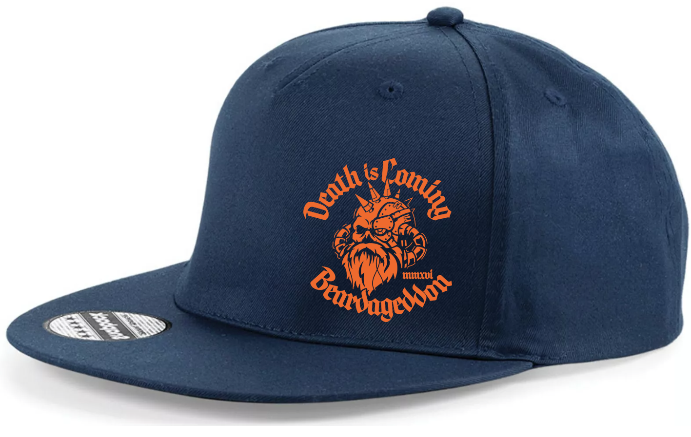 YOUR HWAY! Beardageddon Printed Snapback Cap - Death Is Coming