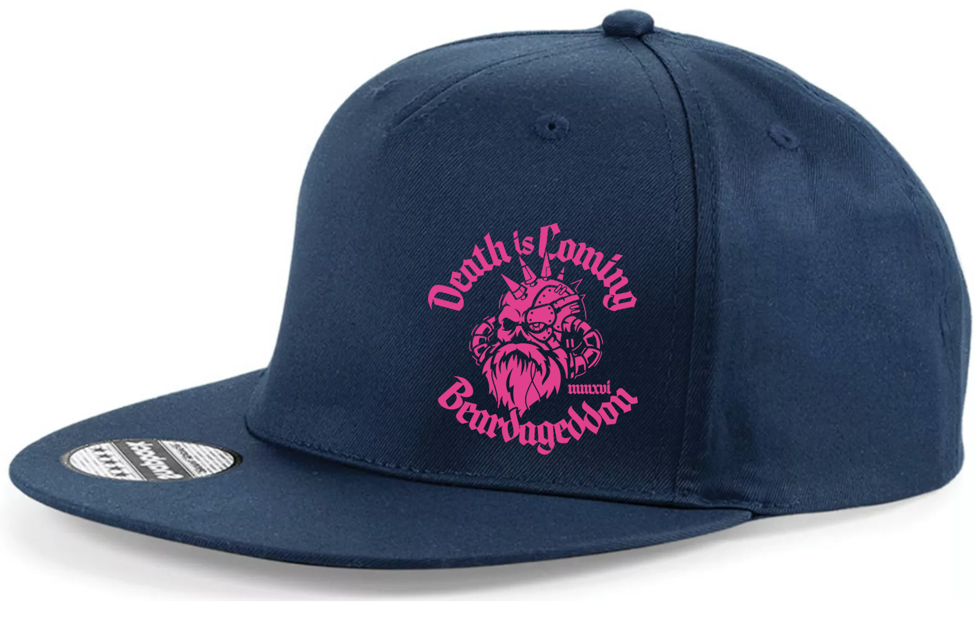 YOUR HWAY! Beardageddon Printed Snapback Cap - Death Is Coming