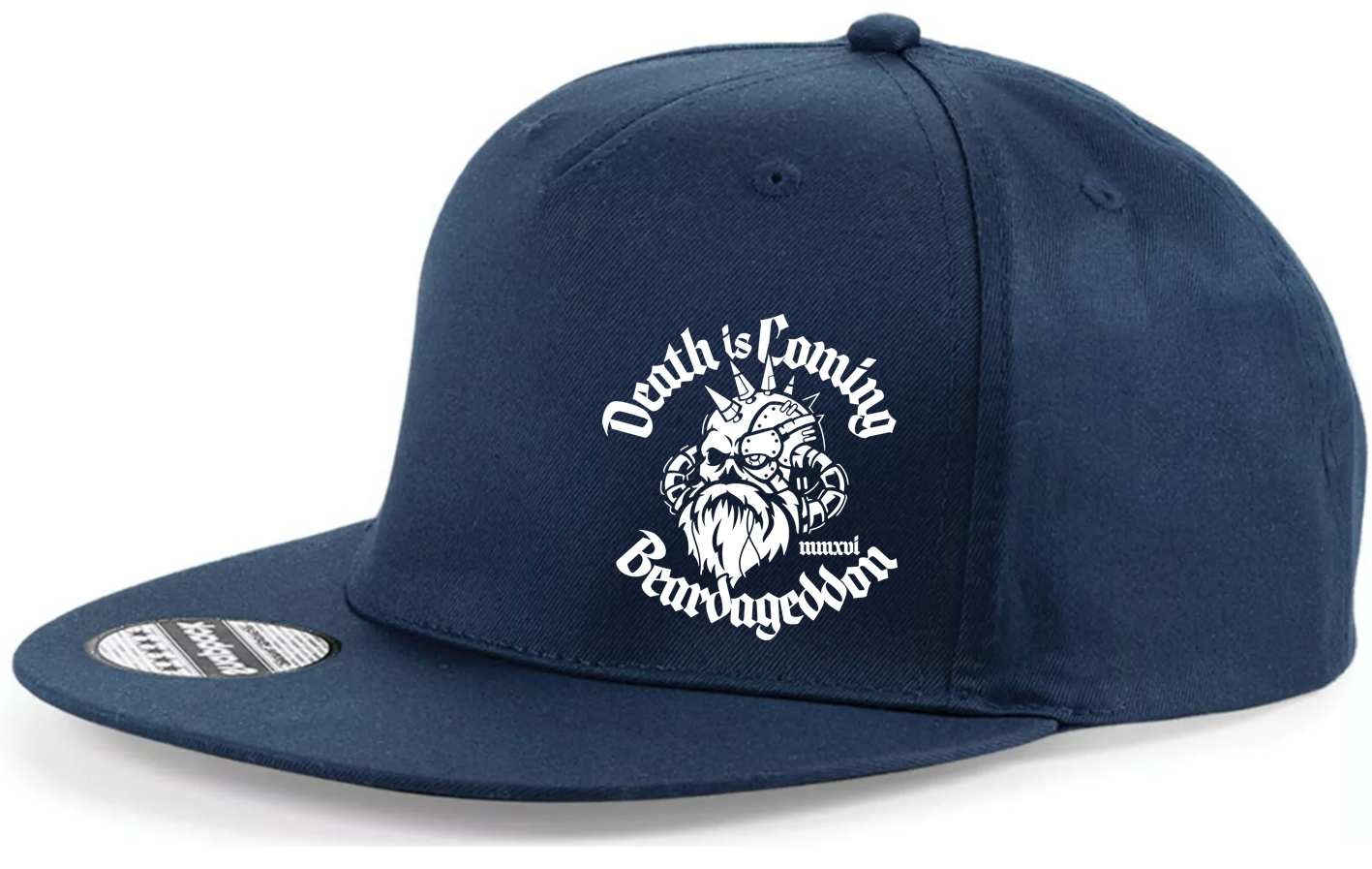 YOUR HWAY! Beardageddon Printed Snapback Cap - Death Is Coming