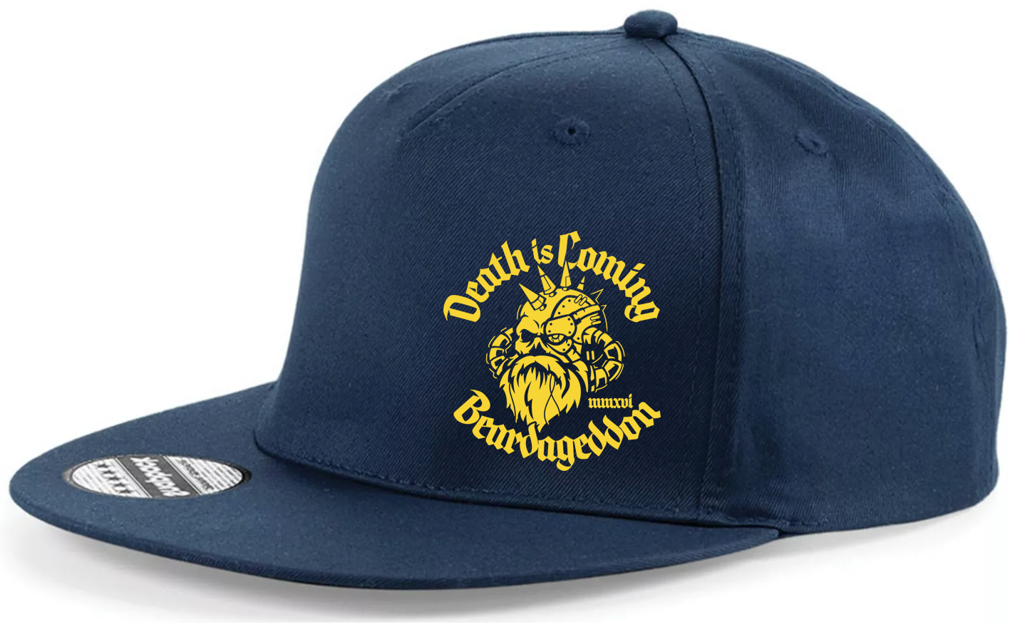 YOUR HWAY! Beardageddon Printed Snapback Cap - Death Is Coming