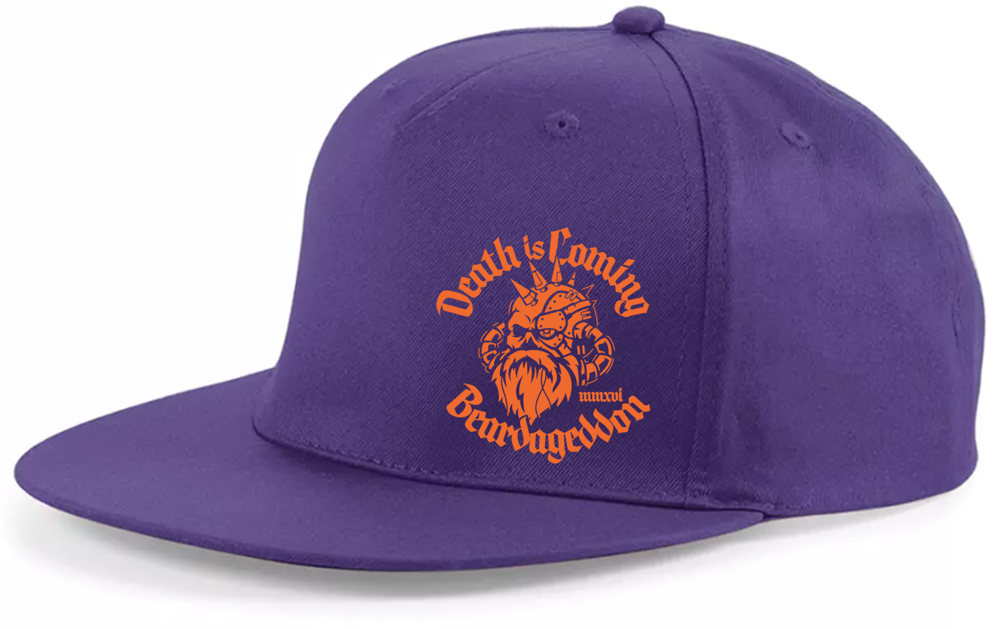 YOUR HWAY! Beardageddon Printed Snapback Cap - Death Is Coming