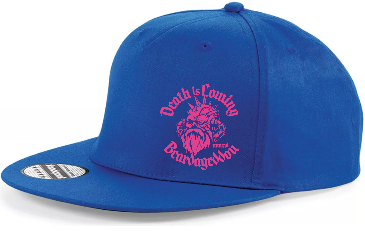 YOUR HWAY! Beardageddon Printed Snapback Cap - Death Is Coming