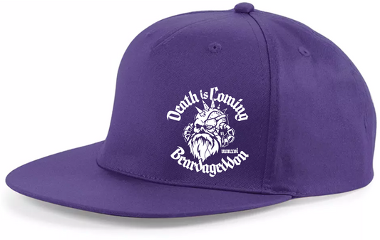 YOUR HWAY! Beardageddon Printed Snapback Cap - Death Is Coming