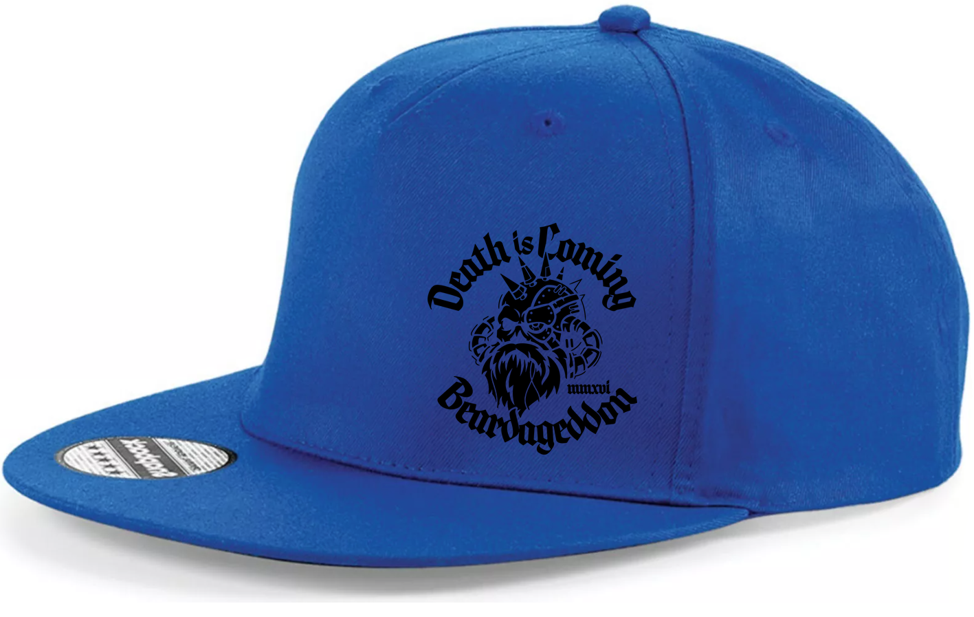 YOUR HWAY! Beardageddon Printed Snapback Cap - Death Is Coming