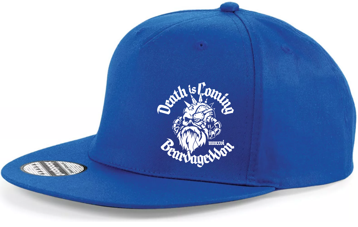 YOUR HWAY! Beardageddon Printed Snapback Cap - Death Is Coming