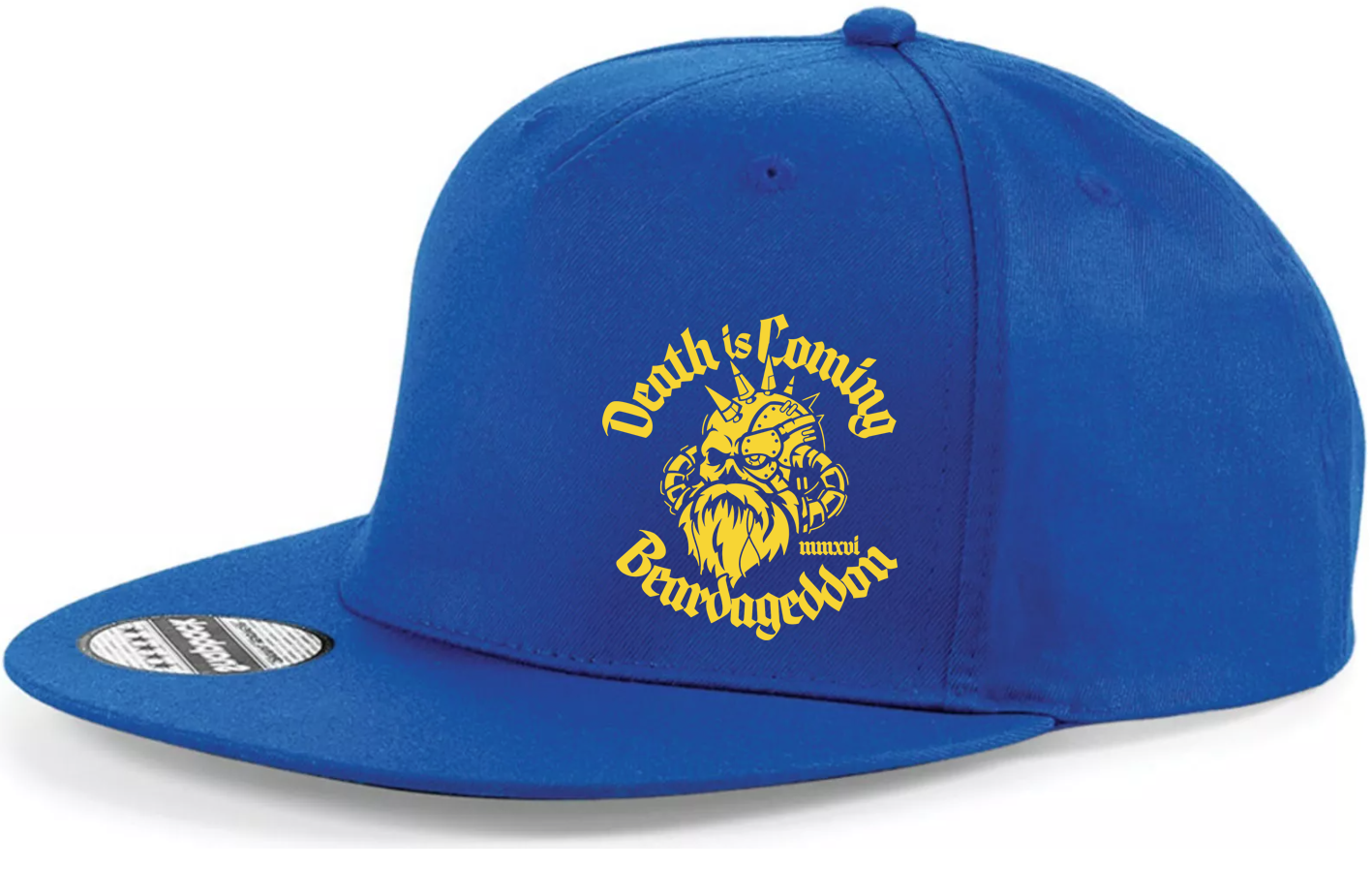 YOUR HWAY! Beardageddon Printed Snapback Cap - Death Is Coming