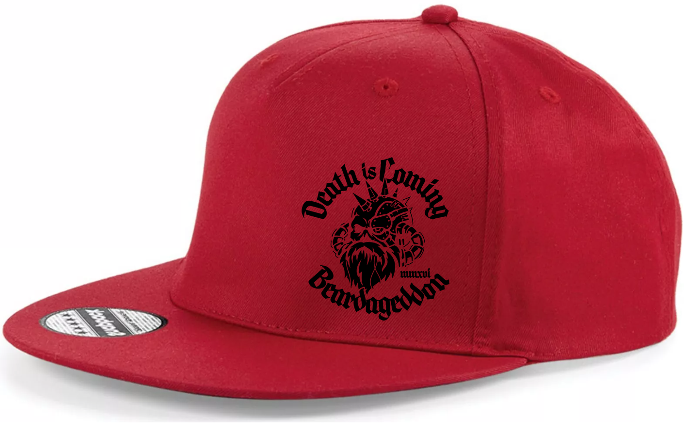 YOUR HWAY! Beardageddon Printed Snapback Cap - Death Is Coming