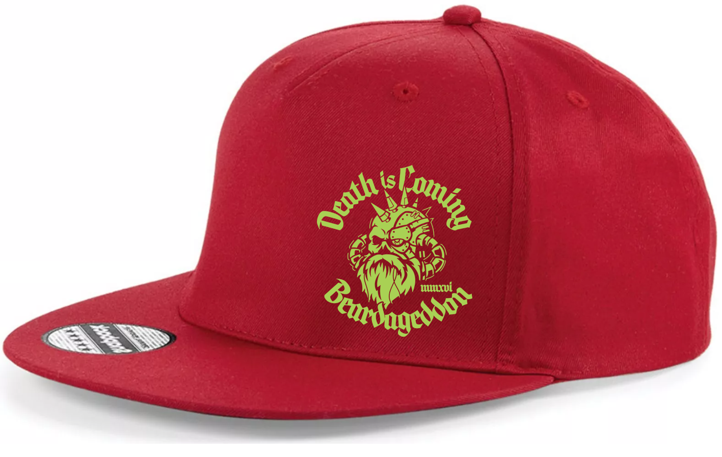 YOUR HWAY! Beardageddon Printed Snapback Cap - Death Is Coming