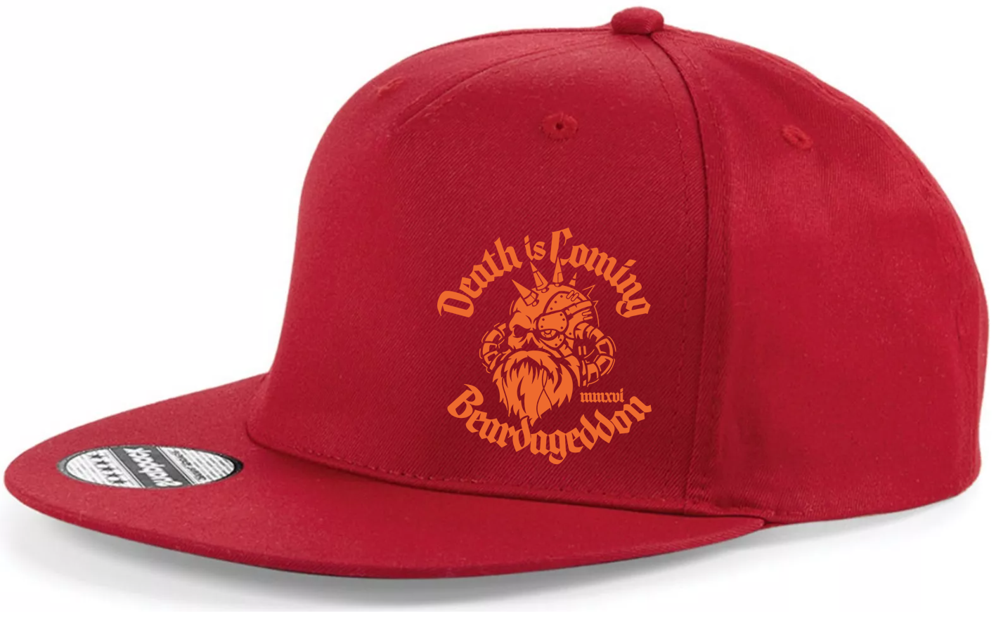 YOUR HWAY! Beardageddon Printed Snapback Cap - Death Is Coming