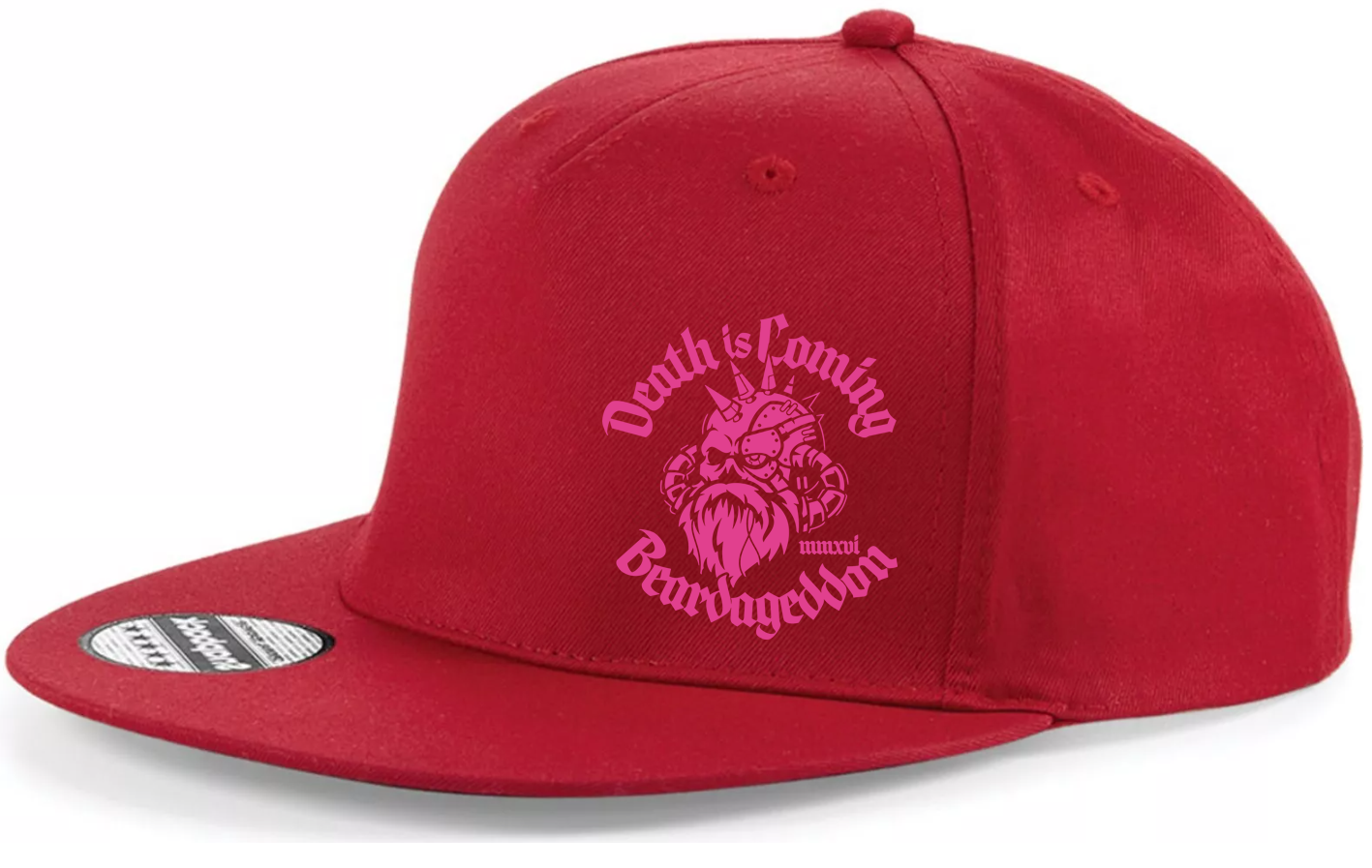 YOUR HWAY! Beardageddon Printed Snapback Cap - Death Is Coming