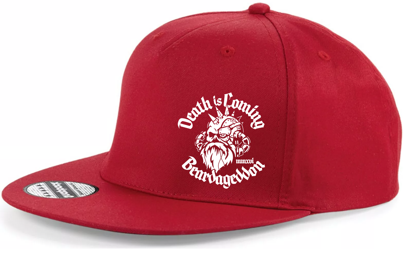 YOUR HWAY! Beardageddon Printed Snapback Cap - Death Is Coming