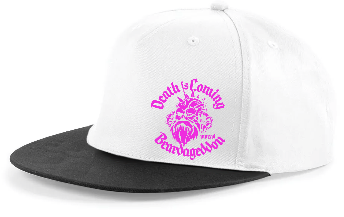 YOUR HWAY! Beardageddon Printed Snapback Cap - Death Is Coming