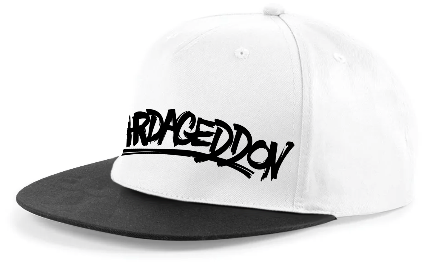 Beardageddon Printed Snapback Cap with Contrasting Peak