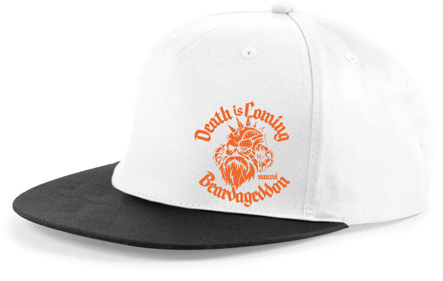 YOUR HWAY! Beardageddon Printed Snapback Cap - Death Is Coming