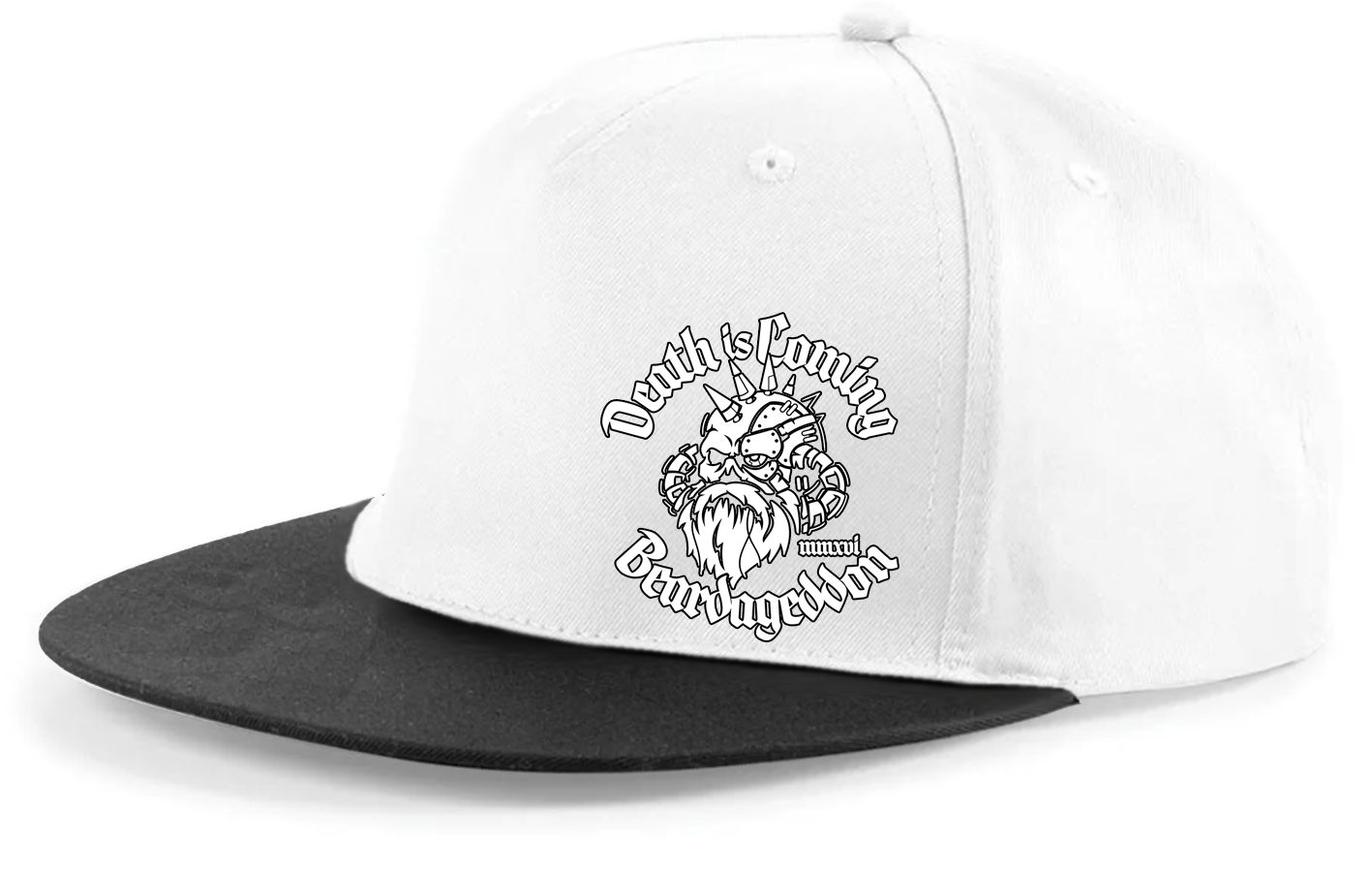 YOUR HWAY! Beardageddon Printed Snapback Cap - Death Is Coming