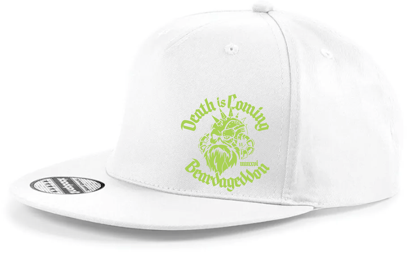 YOUR HWAY! Beardageddon Printed Snapback Cap - Death Is Coming