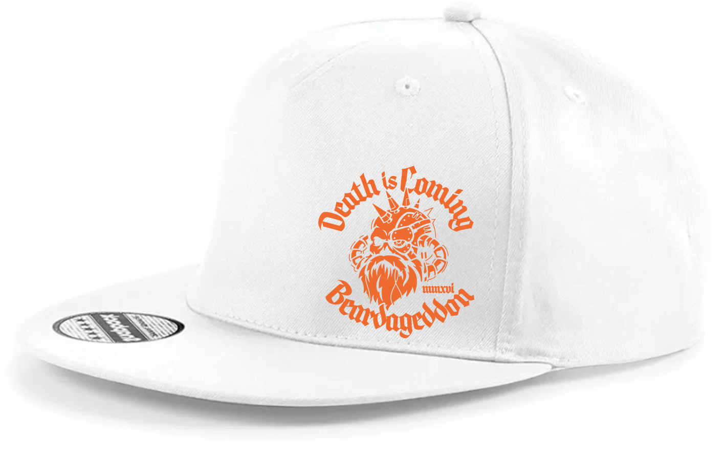 YOUR HWAY! Beardageddon Printed Snapback Cap - Death Is Coming