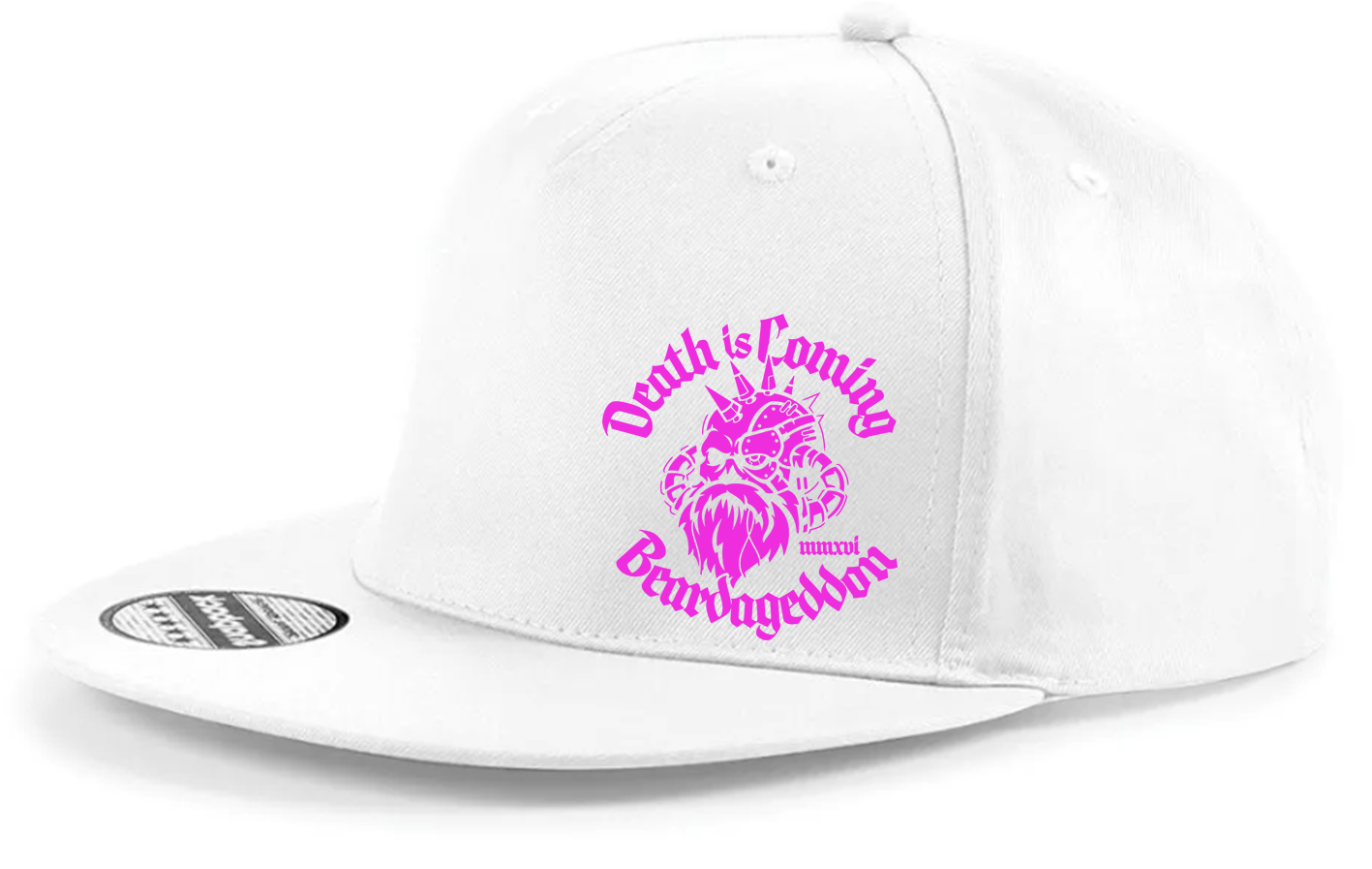 YOUR HWAY! Beardageddon Printed Snapback Cap - Death Is Coming