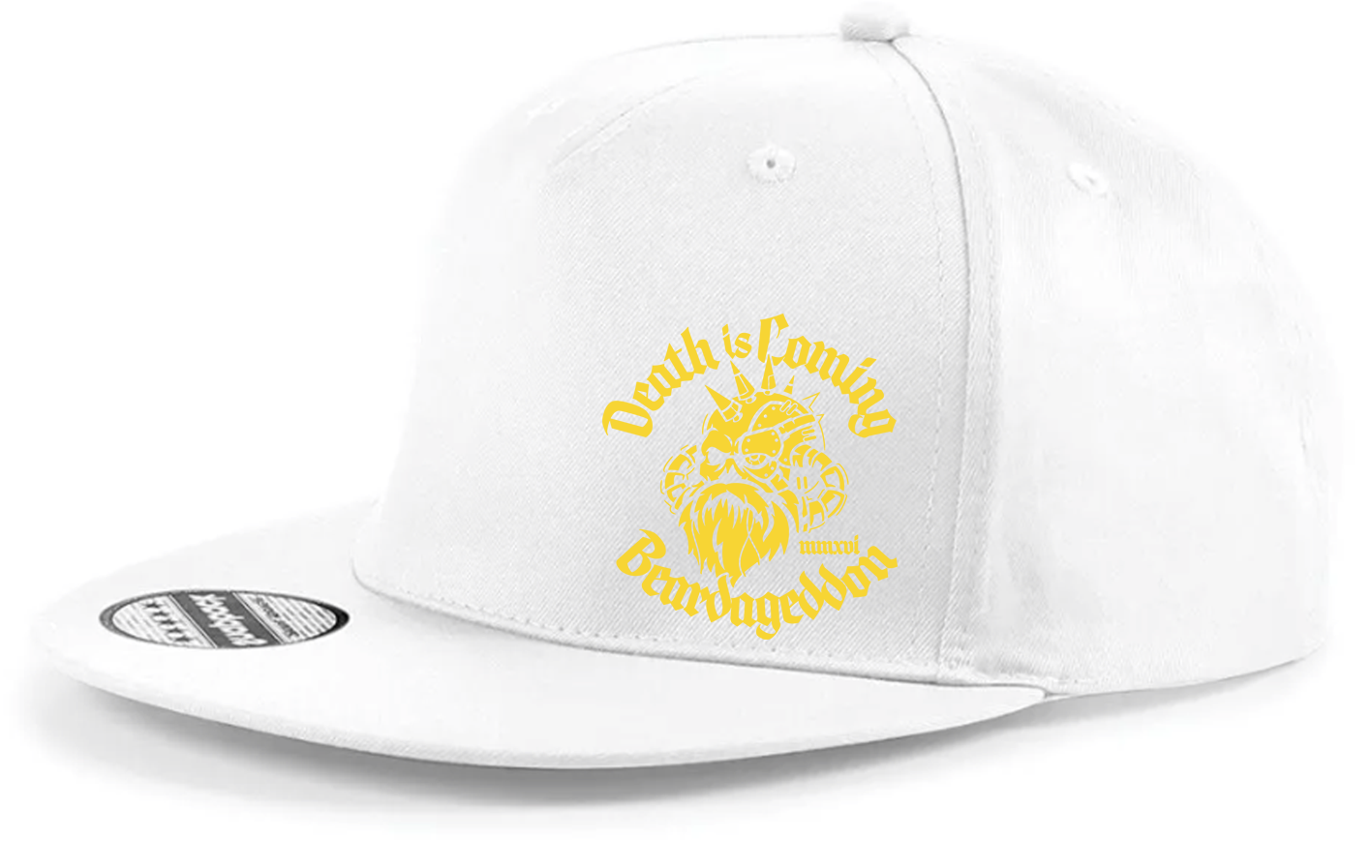 YOUR HWAY! Beardageddon Printed Snapback Cap - Death Is Coming