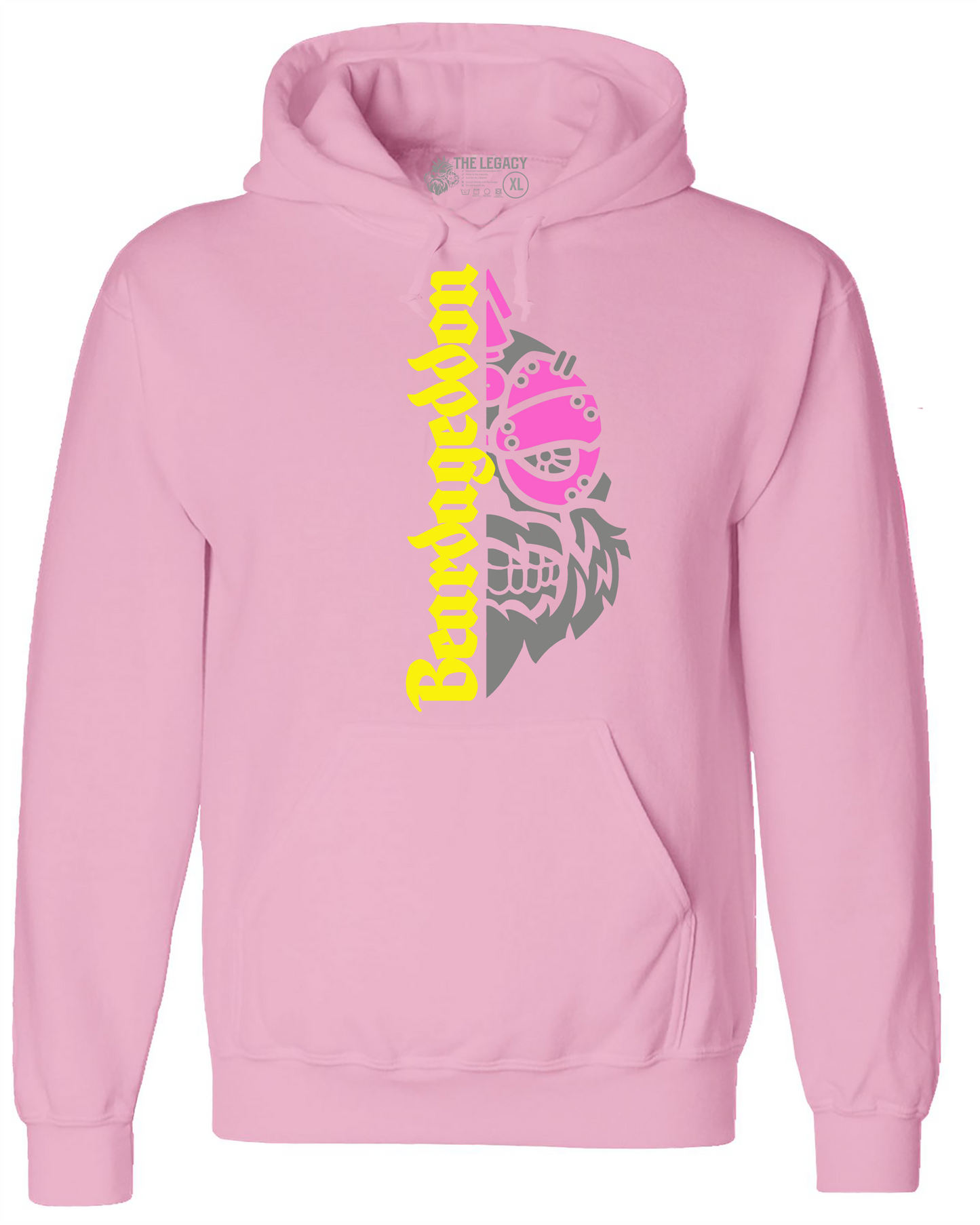 YOUR HWAY! Active Wear Hoodie Half Skull Front
