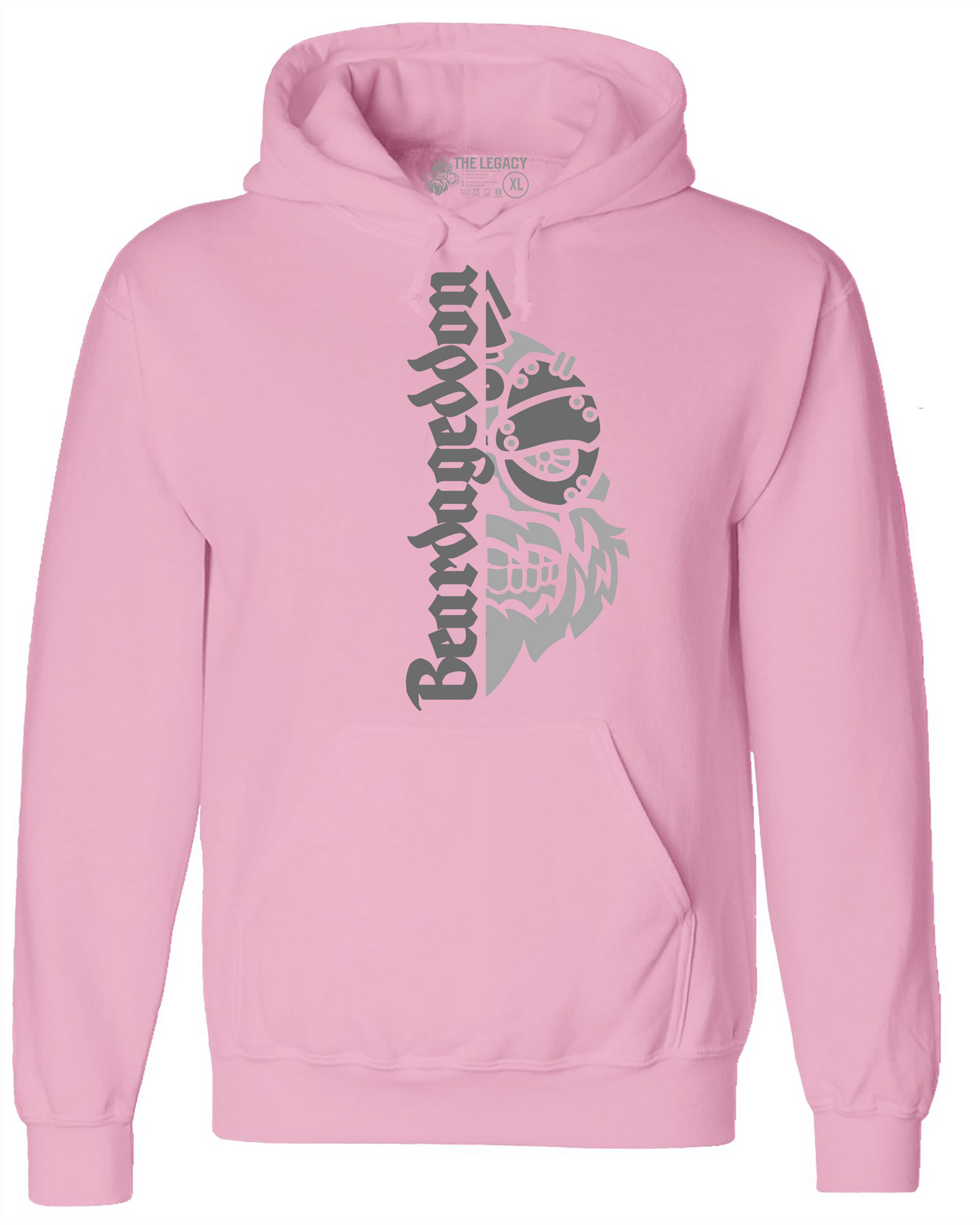 YOUR HWAY! Active Wear Hoodie Half Skull Front