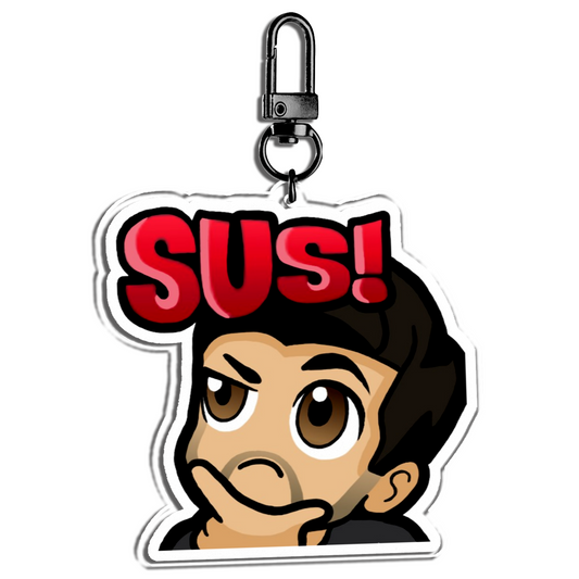 Sus Emote Keychain