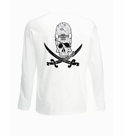 Pocket Octo Logo Long T Shirt With OG Logo Backprint