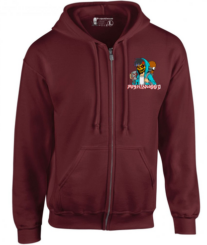 Pocket Controller Logo Zipper Hoodie with Octo Backprint