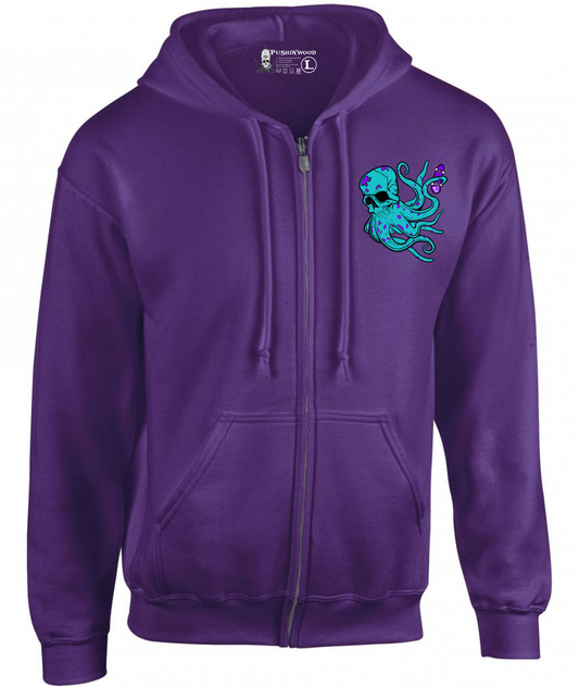 Pocket Octo Zipper Hoodie with OG Logo Backprint