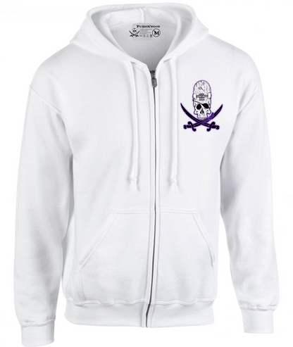 Pocket OG Purple Haze Logo With Zipper Hoodie with Controller Backprint